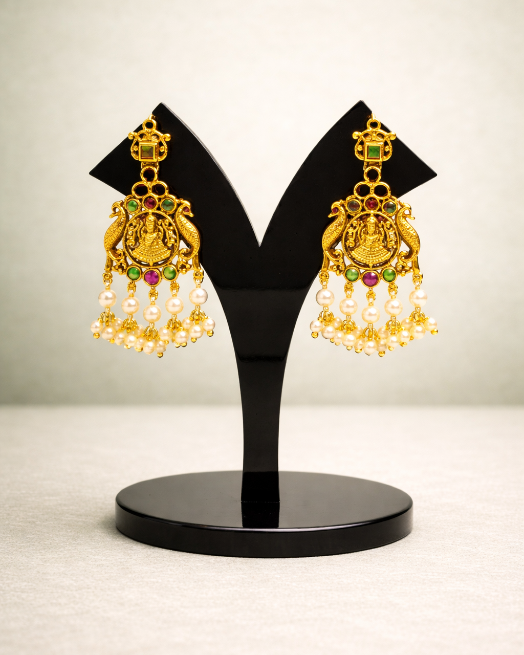 Shivleela Lekshmi Temple Jewelry Necklace Set