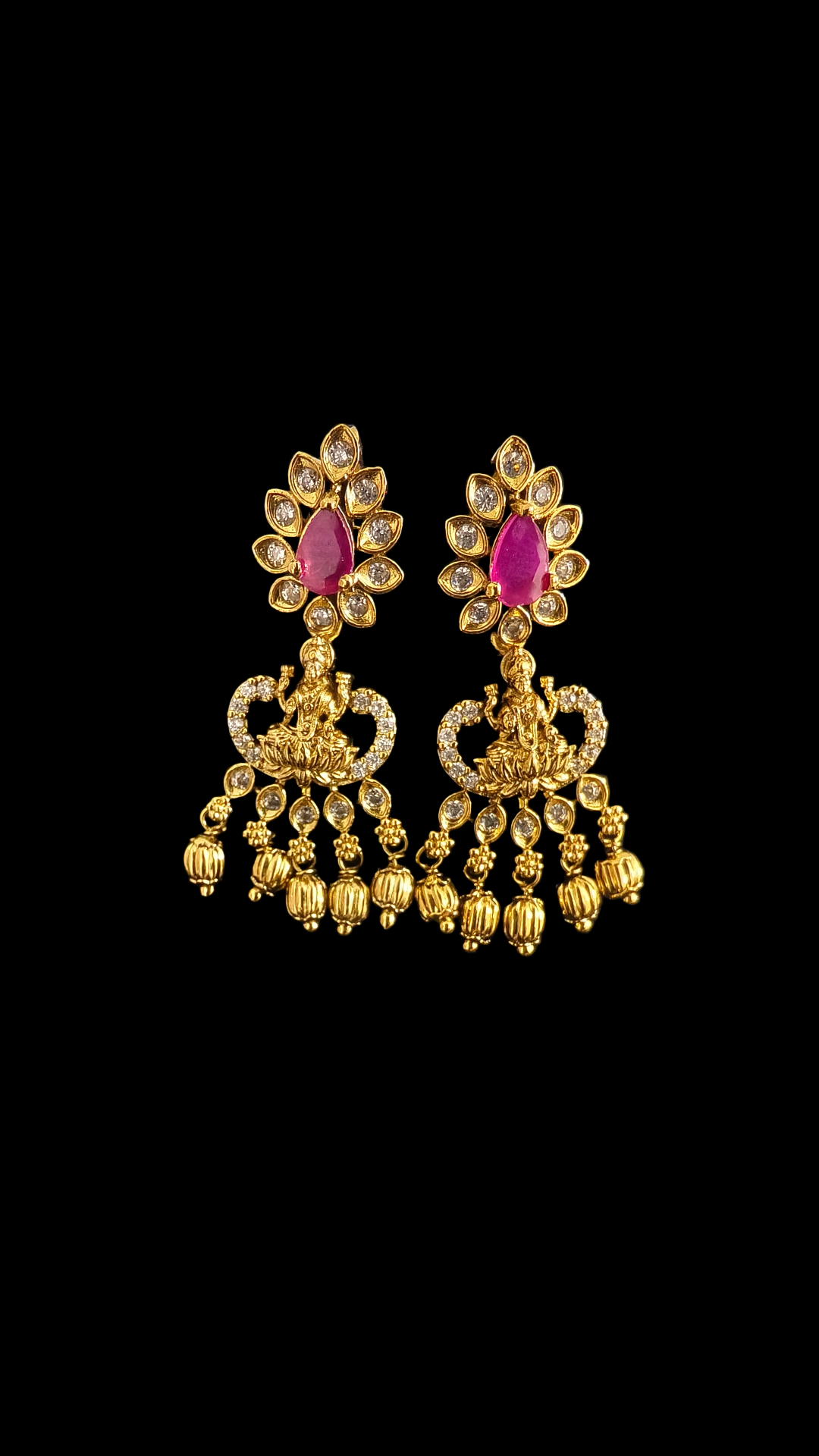 Rani Pink Lekshmi idol Kemp Necklace