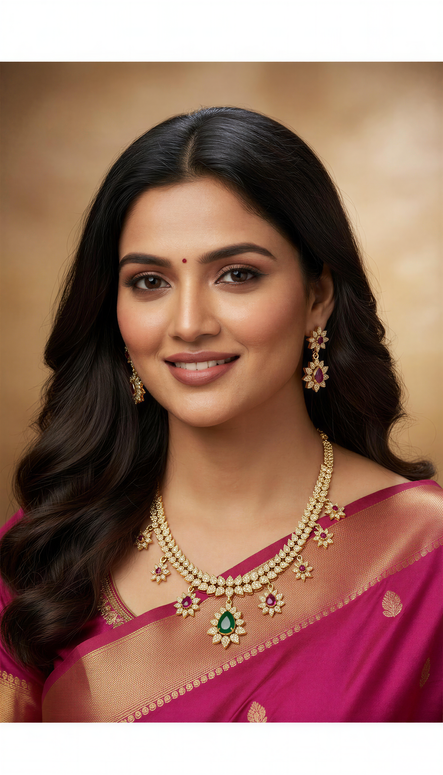 Meba Multistone CZ Necklace