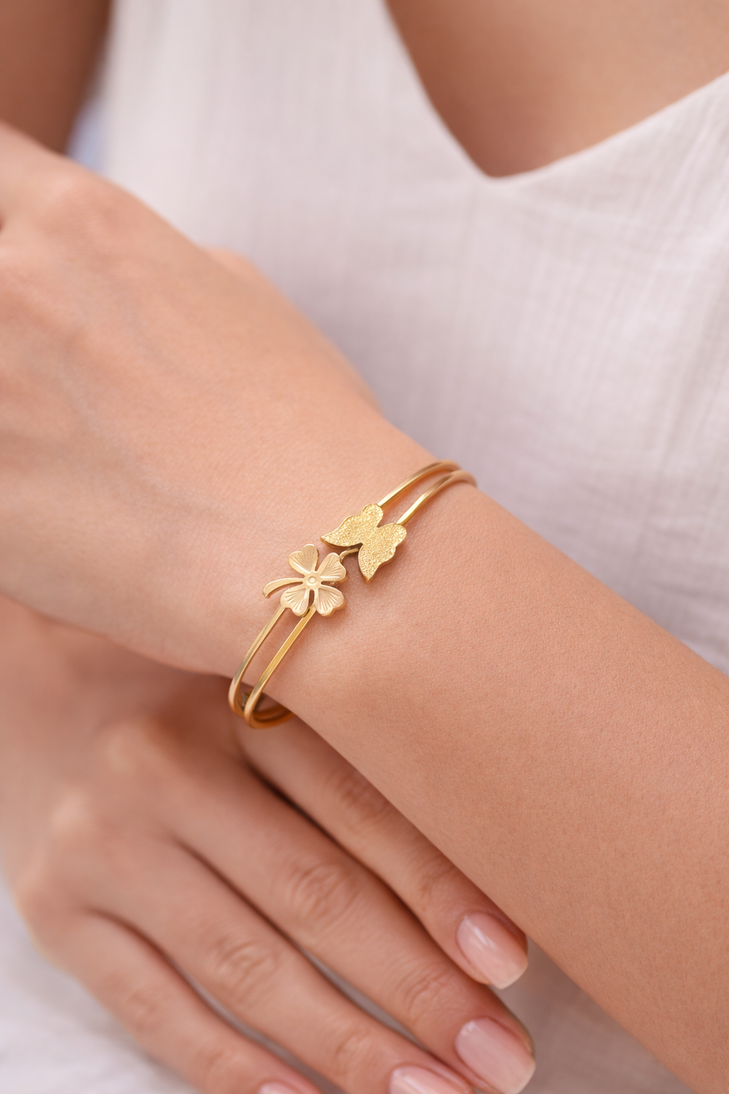 Bloom & Flutter Gold Bracelet