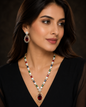 Multi CZ Partywear Necklace Premium