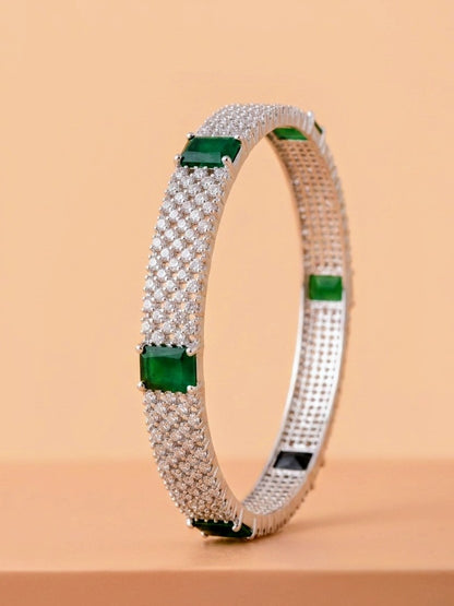 Diamond  Replica Emerald Bangle