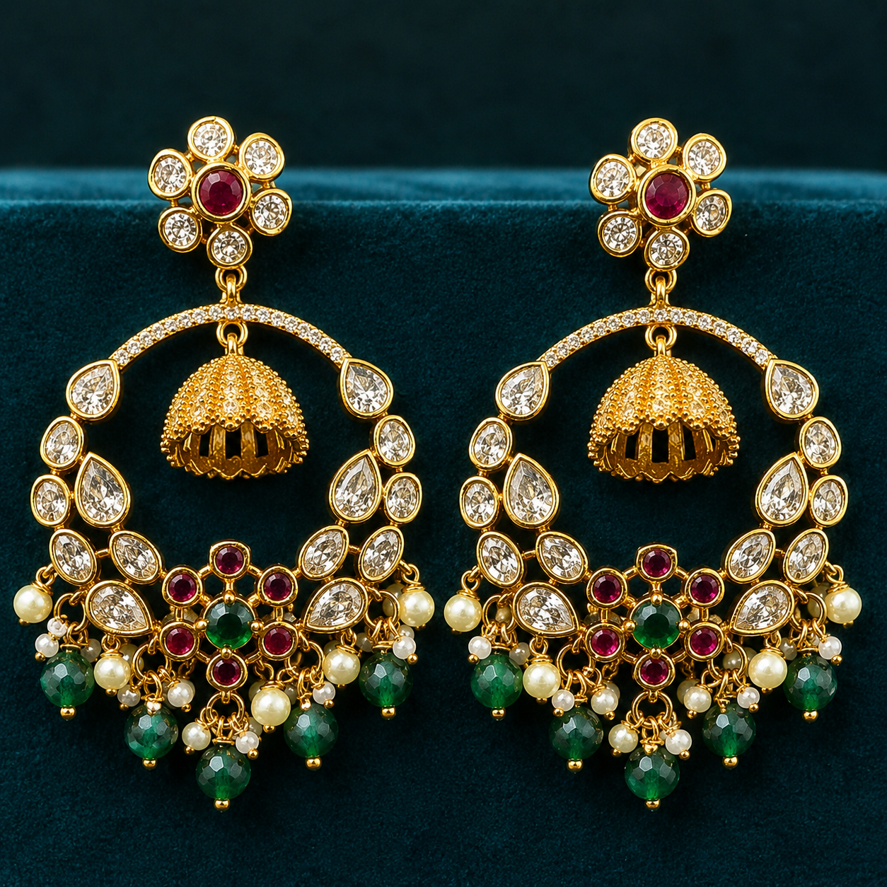CZ Antique Kemp Earrings