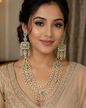 Sushmita CZ Multistone 3 Layer Necklace