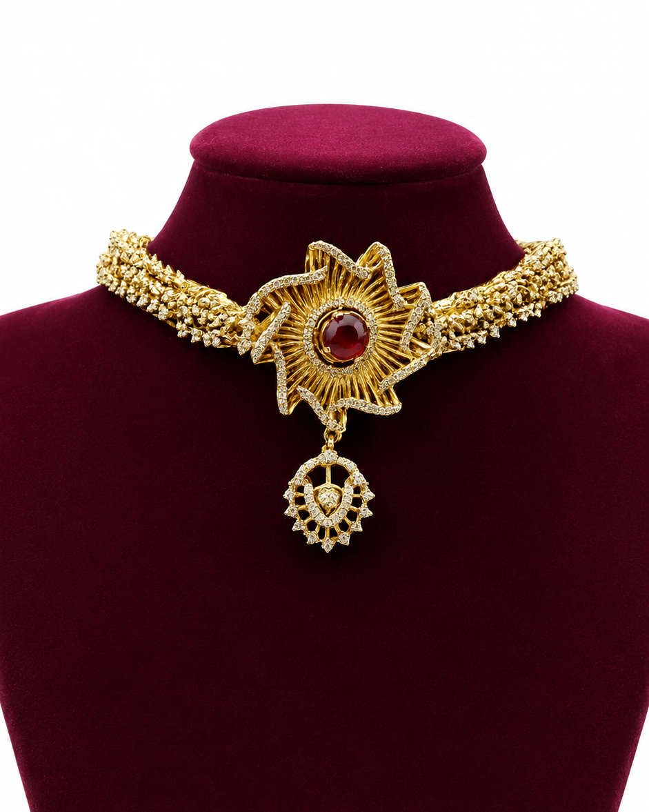 The V-5 Choker Necklace Set