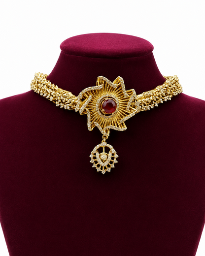 The V-5 Choker Necklace Set