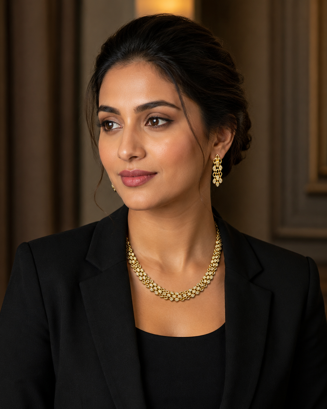 Minimalist Gold-Tone Necklace Set