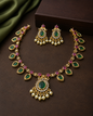 Antique Green Mango Necklace