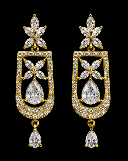 Sonakshi  Premium White AD Choker Necklace