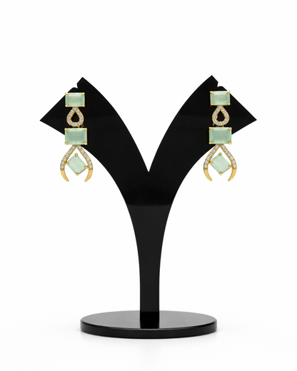 Stella Green And white Necklace