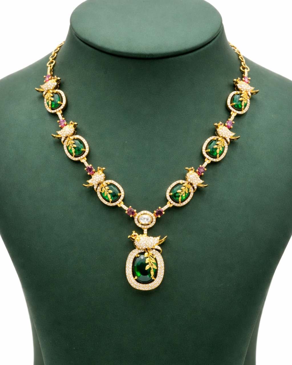 Sanvi Chidiya Statement  Premium Necklace