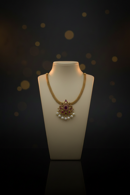 Ruhika Ruby Temple Pendant