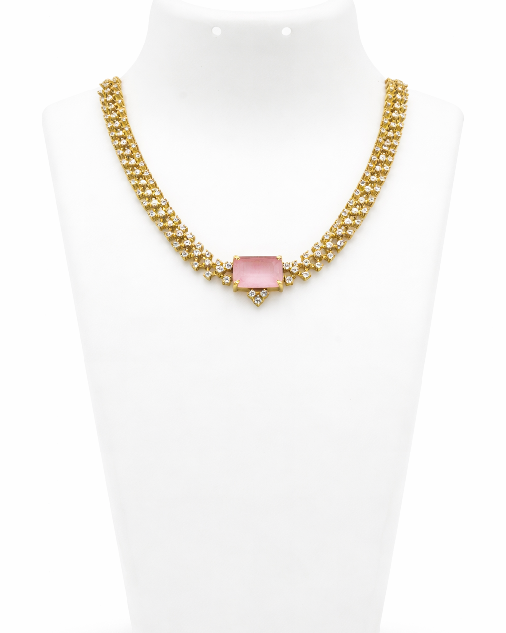 Juhi Pink Collar PartyWear Necklace