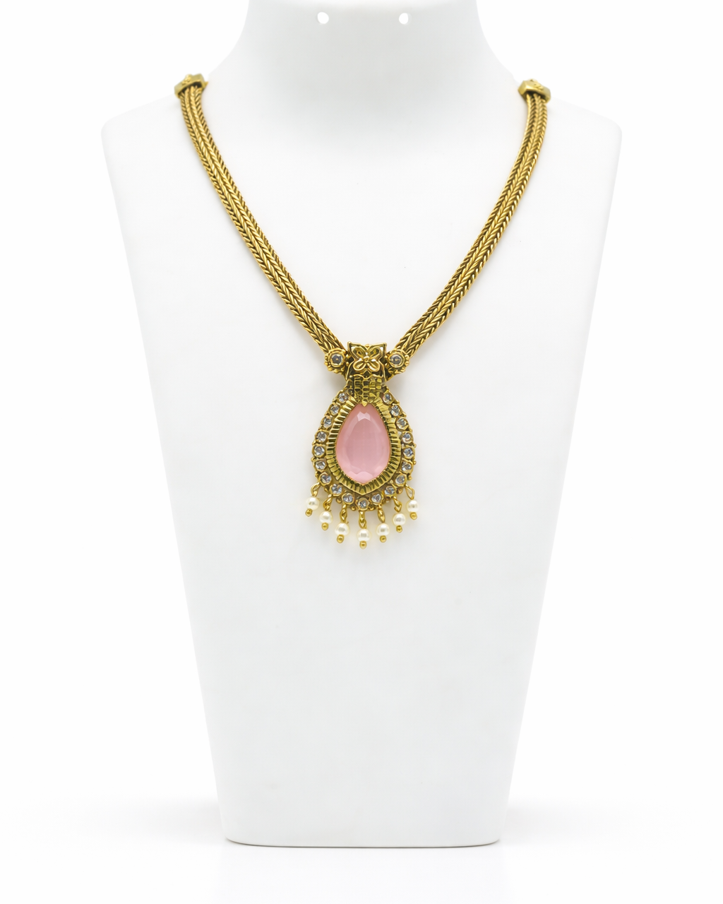 Minerva Pastel Pink Necklace Set