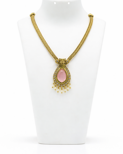 Minerva Pastel Pink Necklace Set