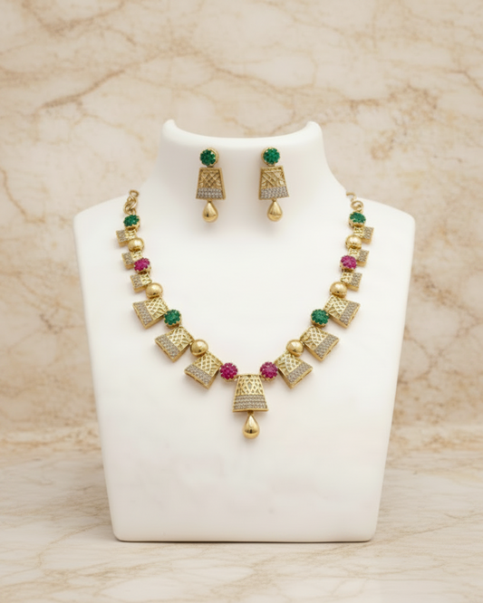 Ritika Antique Necklace Set
