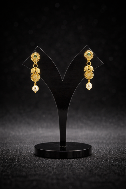 Emera Emerald Royal Golden Necklace