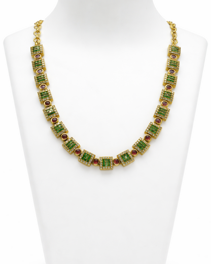 Aalia Antique gold necklace