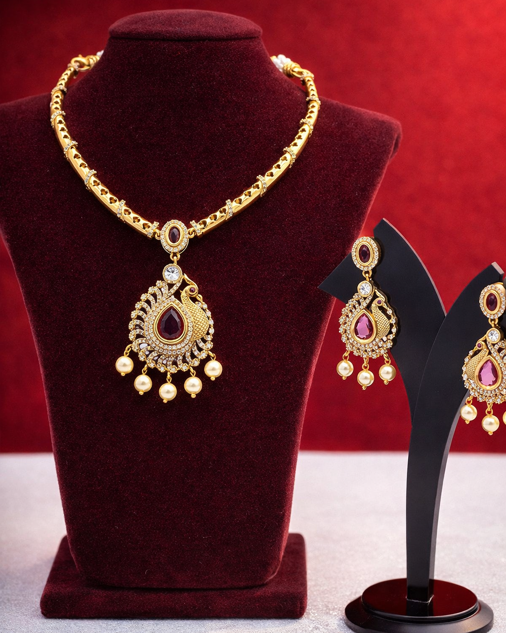 Mohini peacock neclace