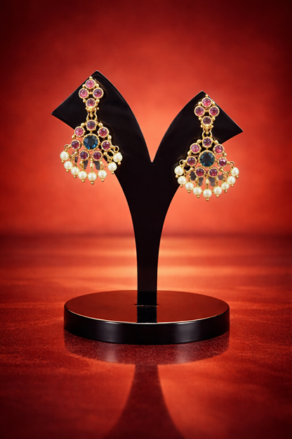 Chettinadu Kemp stone Necklace