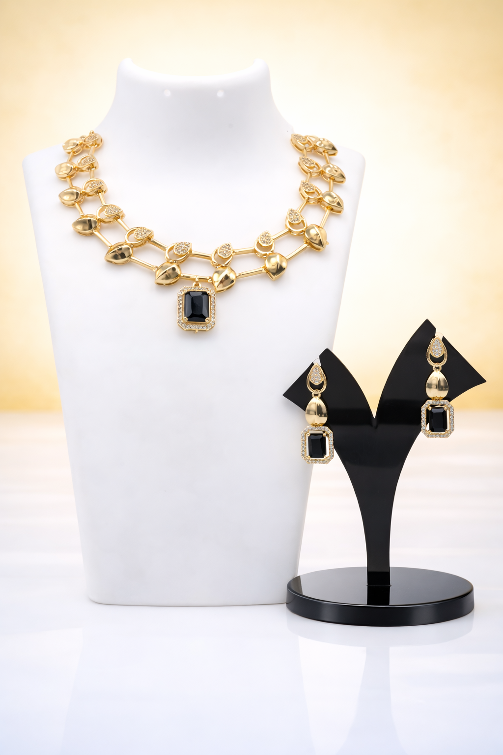 Rose Gold Statement Necklace