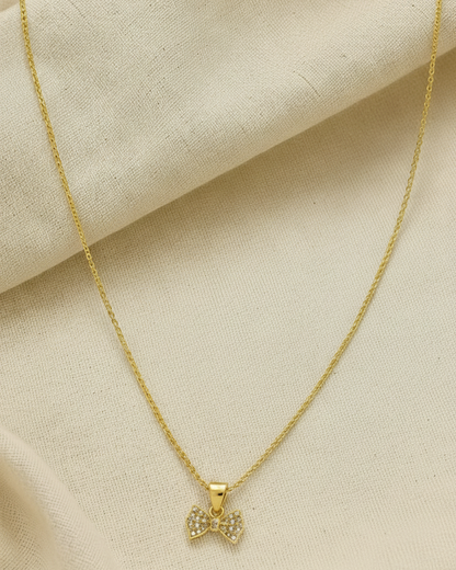 Bow Pendant Necklace