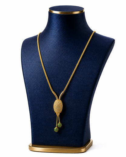 Heritage CZ Antique Necklace Set