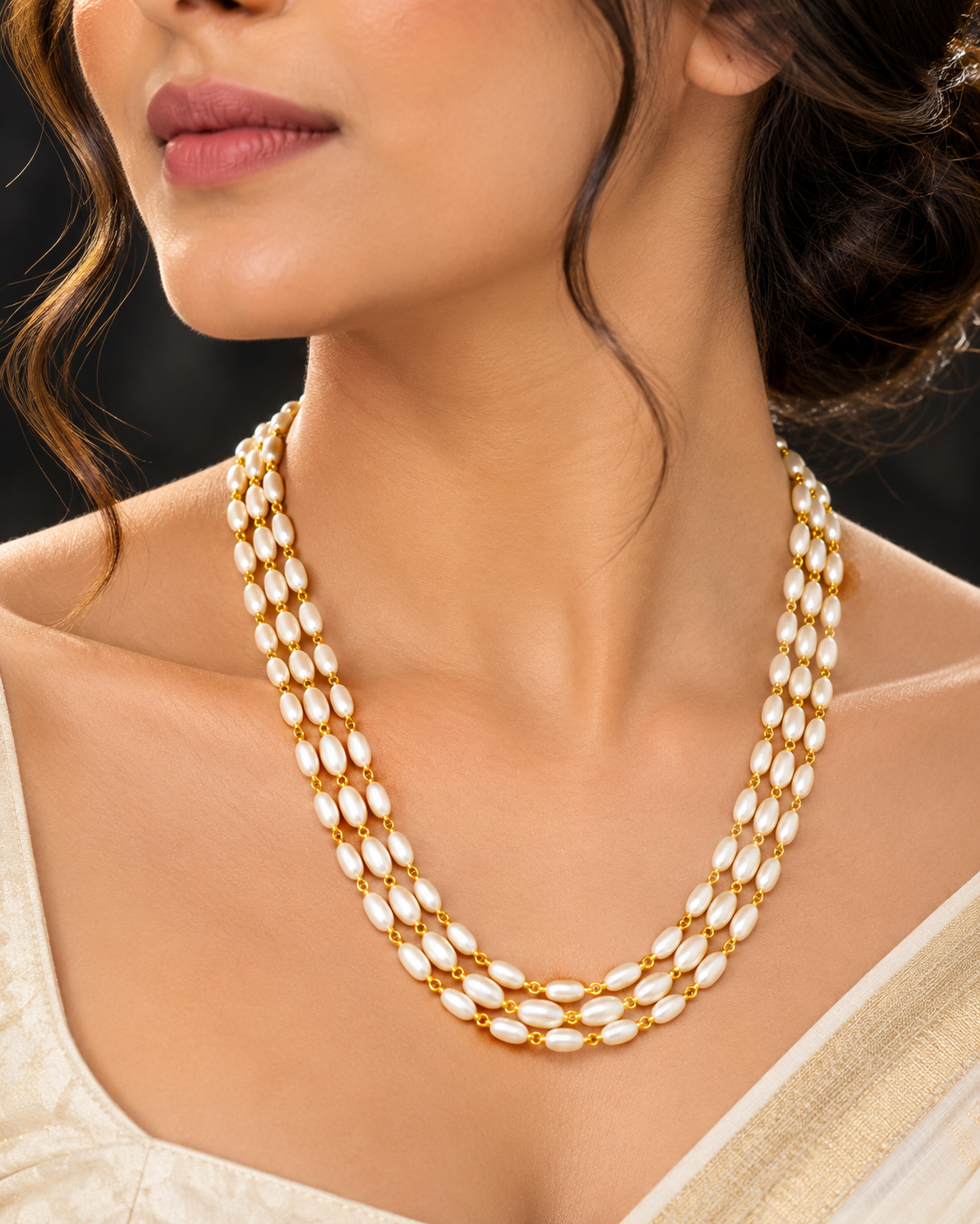 Multi Layer Pearl Necklace
