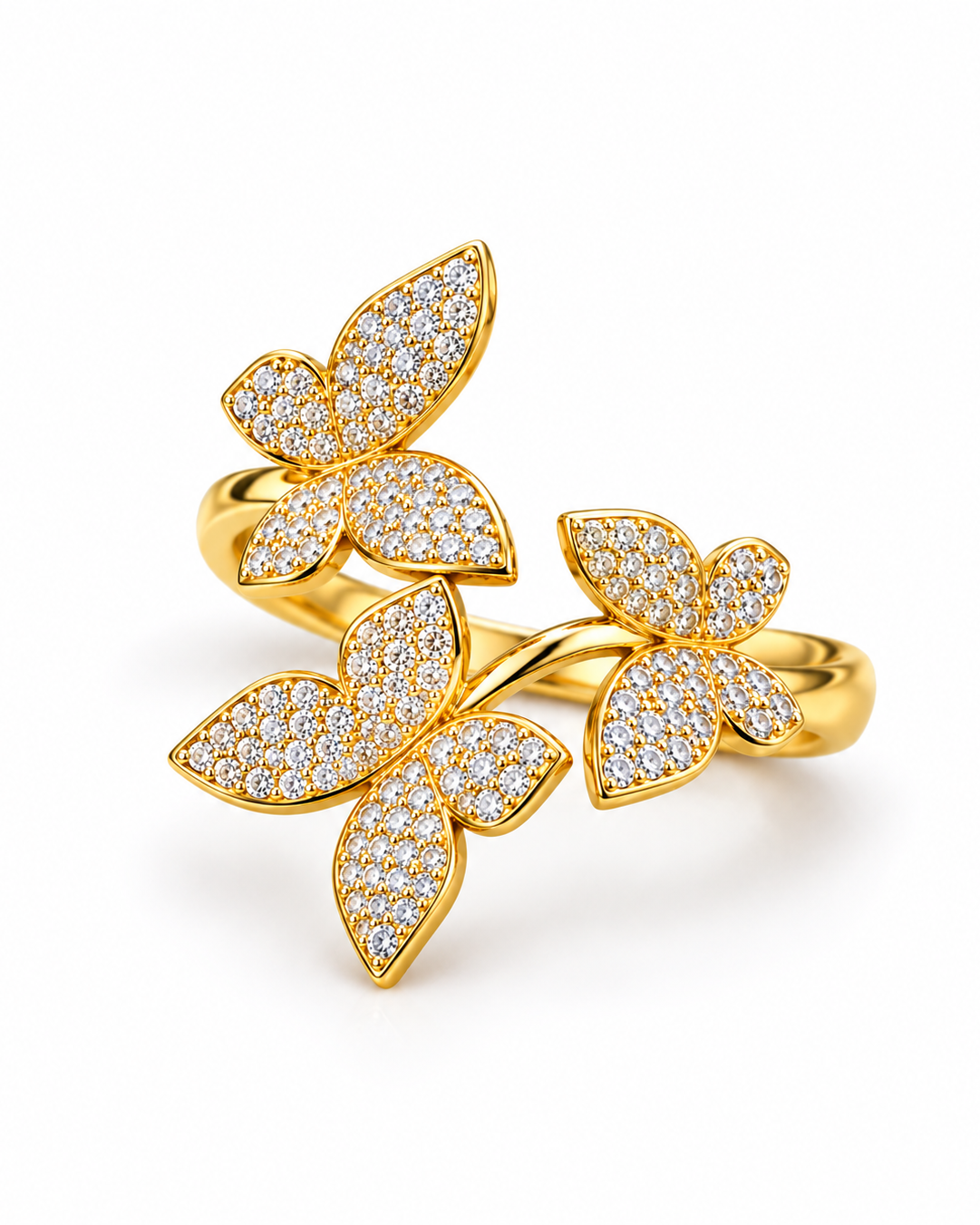 Butterfly Brass Ring