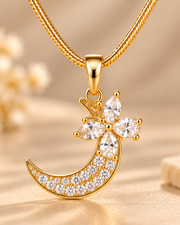 Moon Pendant Necklace