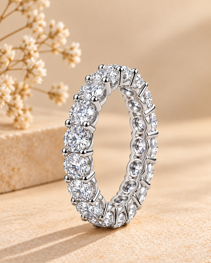 Nila AAA AD White stone Ring