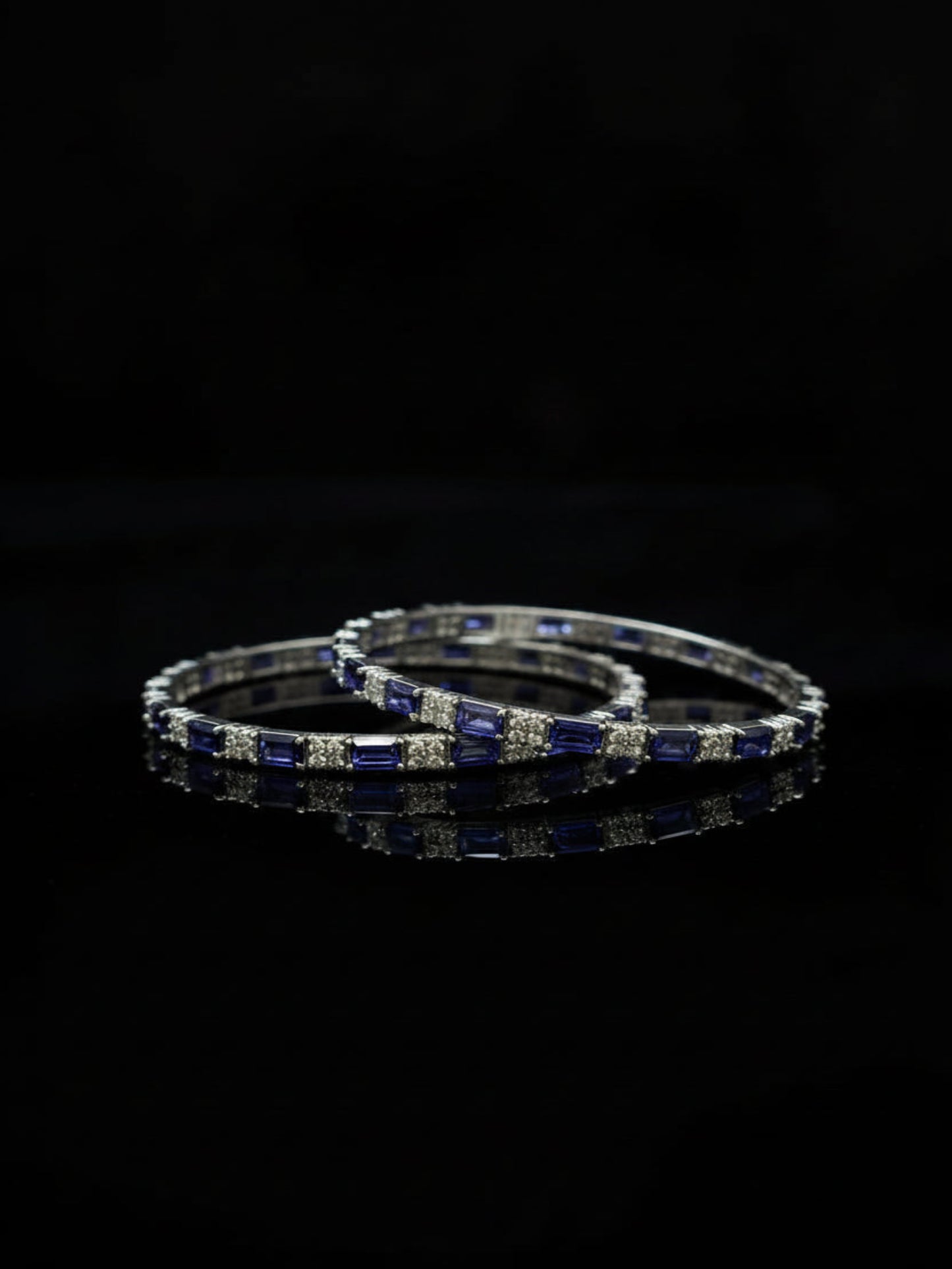 Purple Diamond Replica Bangle