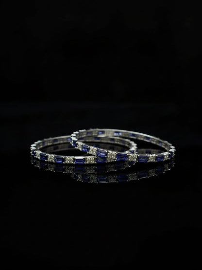 Purple Diamond Replica Bangle