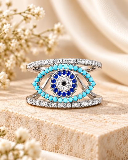 Lux Evil Eye Ring