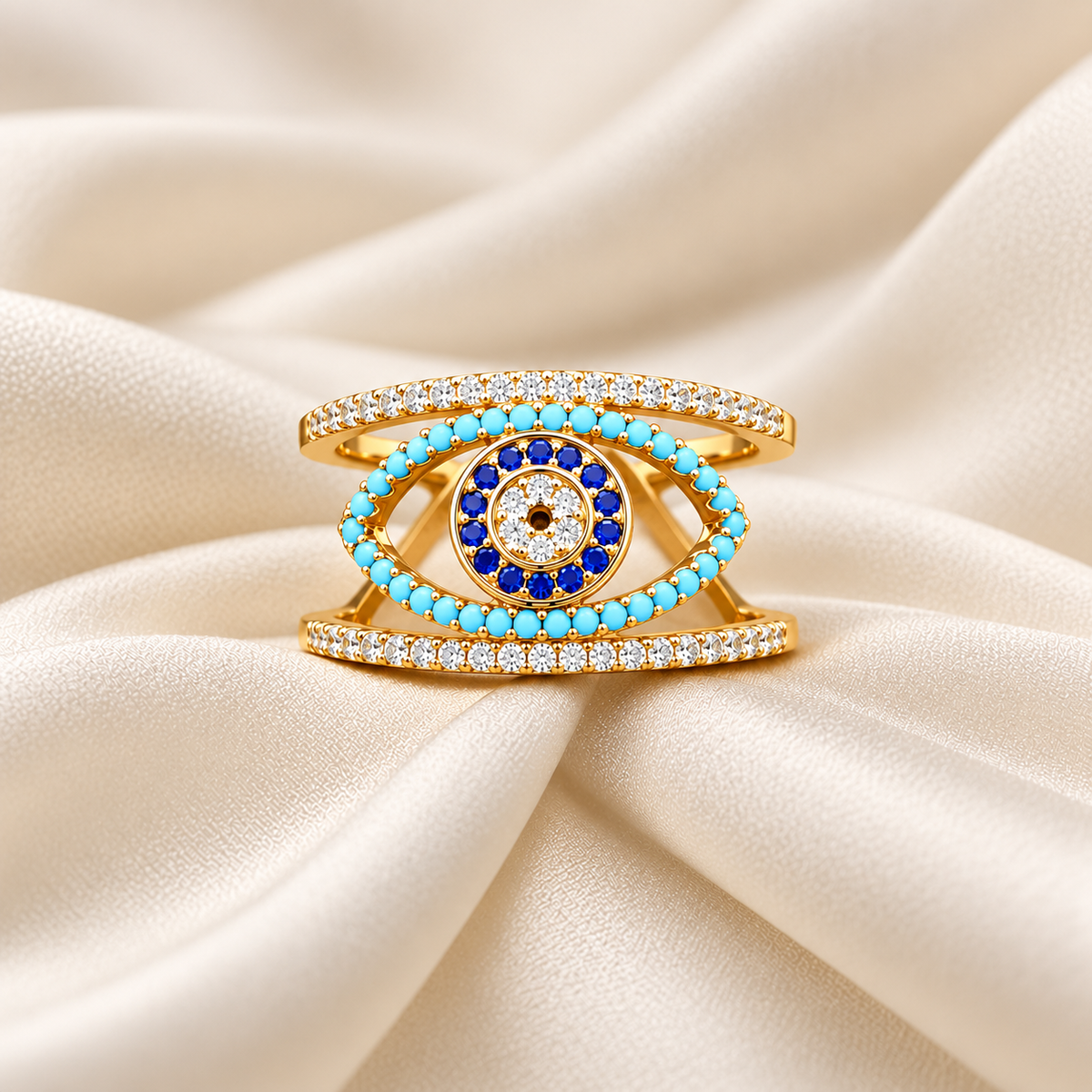 Lux Evil Eye Ring