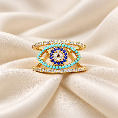 Lux Evil Eye Ring