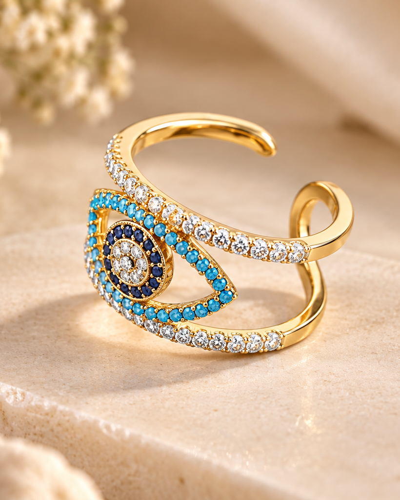 Lux Evil Eye Ring