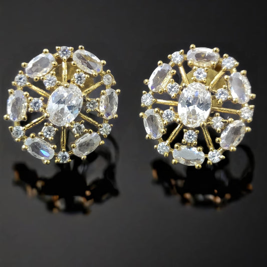 OVAL OASIS STUDS