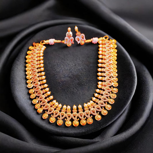 LEKSHMIKANTHI TEMPLE NECKLACE WITH EARRINGS