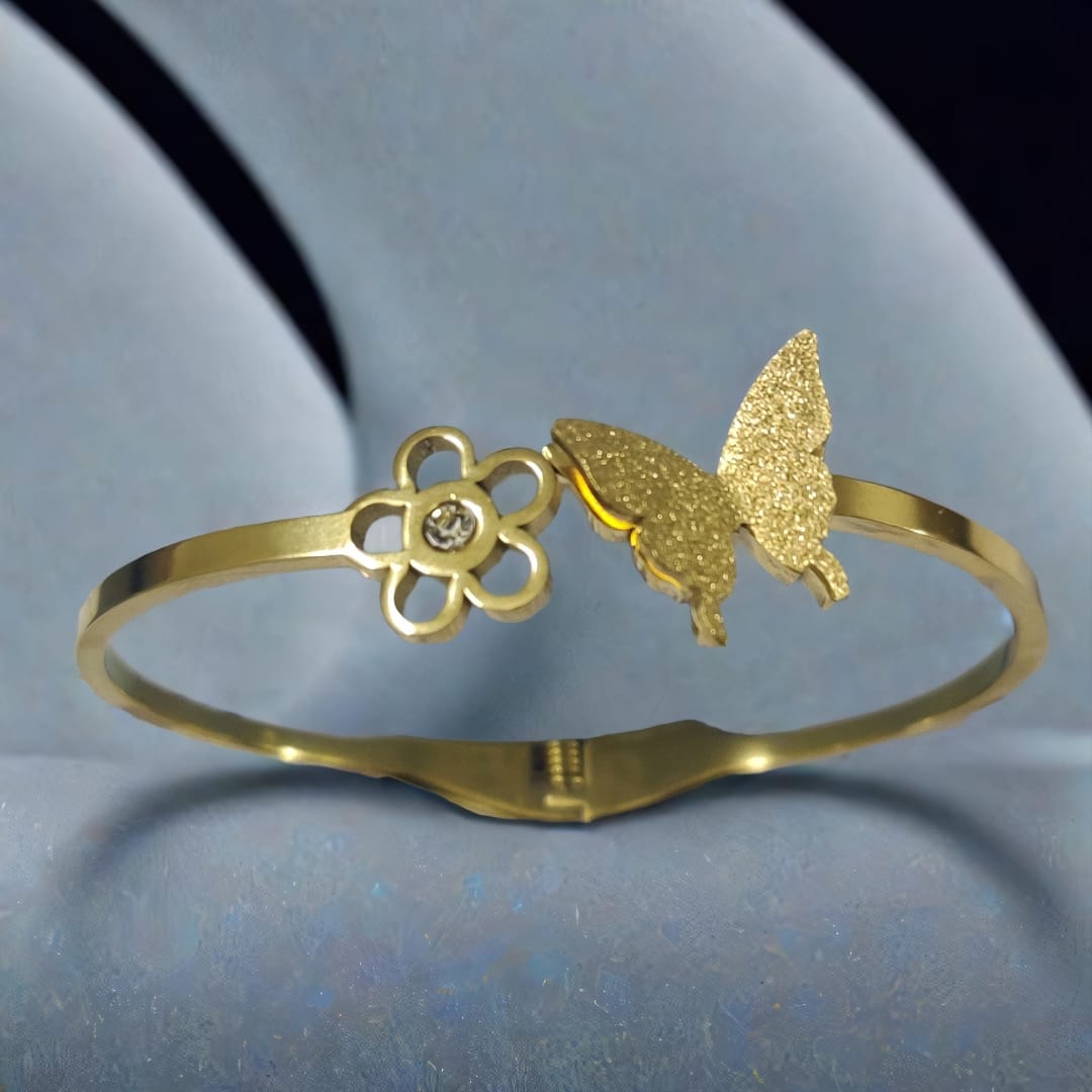 GOLDEN BUTTERFLY KADA BRACELET