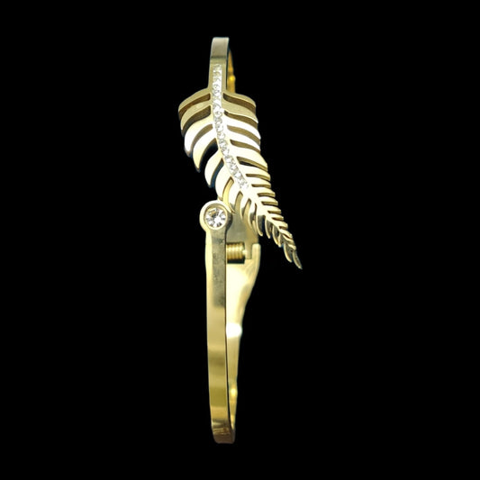 GOLDEN FEATHER KADA BRACELET