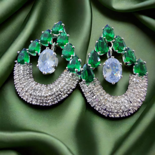 GIAA Green Raindrop Earring