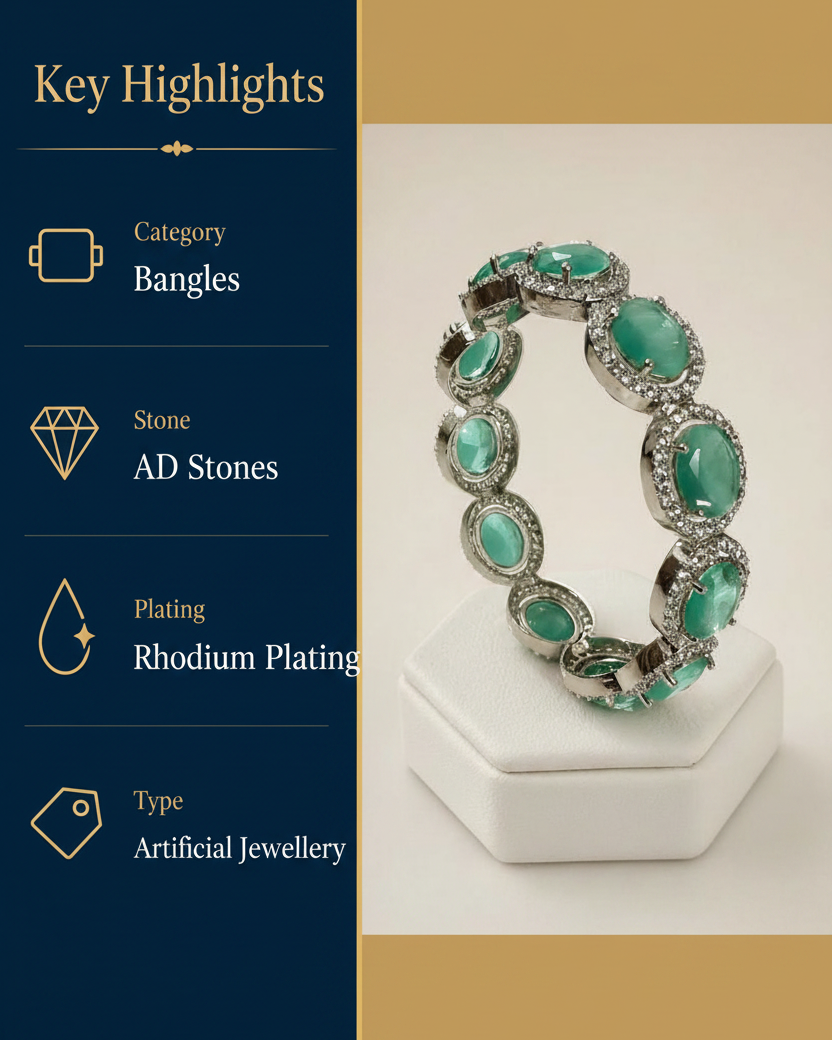 Aqua AD Stone Bangle – Key Highlights