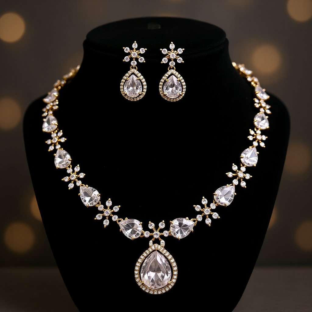 Eva CZ Diamond replica Necklace