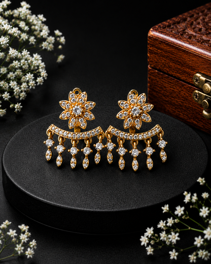 Dual-Wear CZ Earrings
