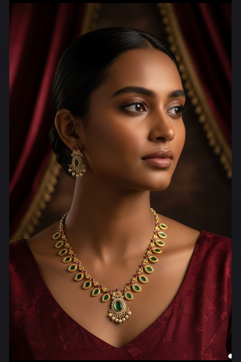 Mango Palakka  Necklace