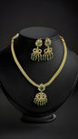 Adi Lekshmi Green Idol Kemp Necklace