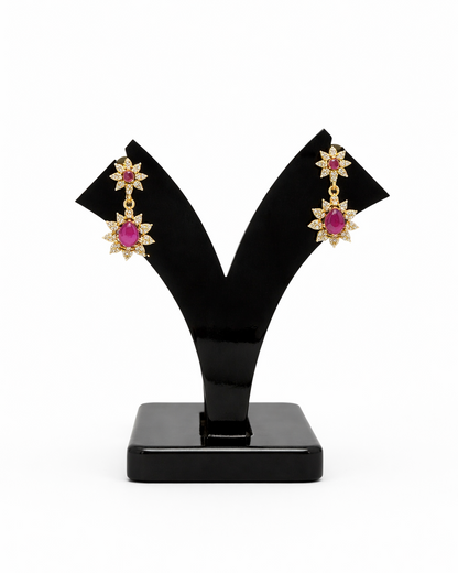 Meba Multistone CZ Necklace Set