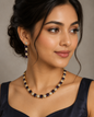 Midnight Bloom CZ Necklace