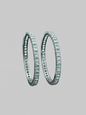 "Modern Mint Green AD Stone Bangles in a vertical luxury portrait crop - GemofU"